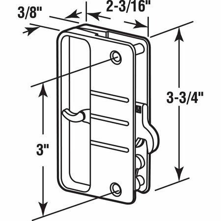 Prime-Line Handle Screen Door 12324 12324